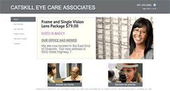 Desktop Screenshot of catskilleyecare.com